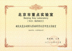 材料科學(xué)研究新突破 北科大磁光電復(fù)合材料與界面科學(xué)北京市重點(diǎn)實(shí)驗(yàn)室通過(guò)認(rèn)定